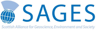 Logotipo de la Scottish Alliance for Geoscience, Environment & Society